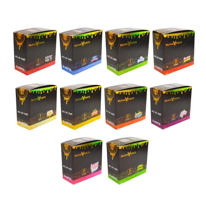 Muha Meds Dual Chamber 1g+1g Dual Chamber 2g Empty Disposable Vape Pen 20 Flavors USA Stock