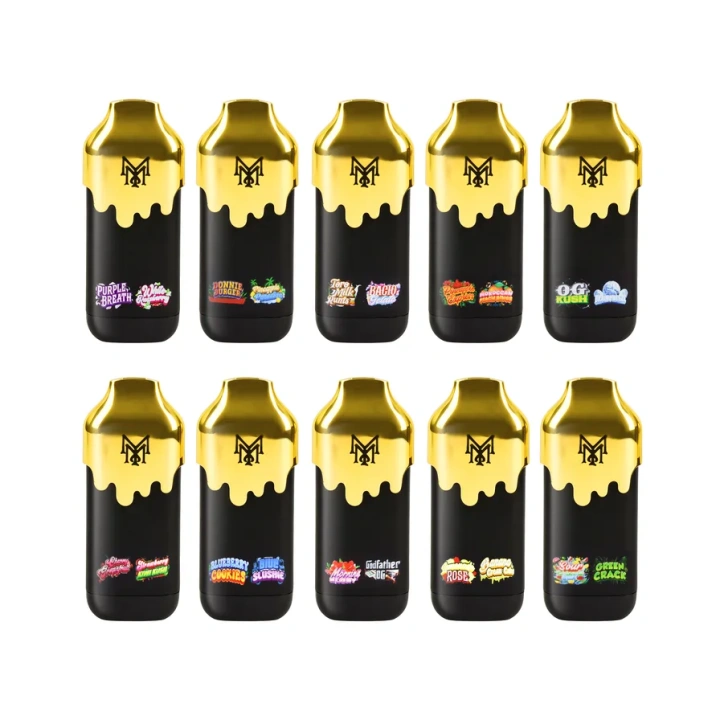 Muha Meds Dual Chamber 1g+1g Dual Chamber 2g Empty Disposable Vape Pen 20 Flavors USA Stock