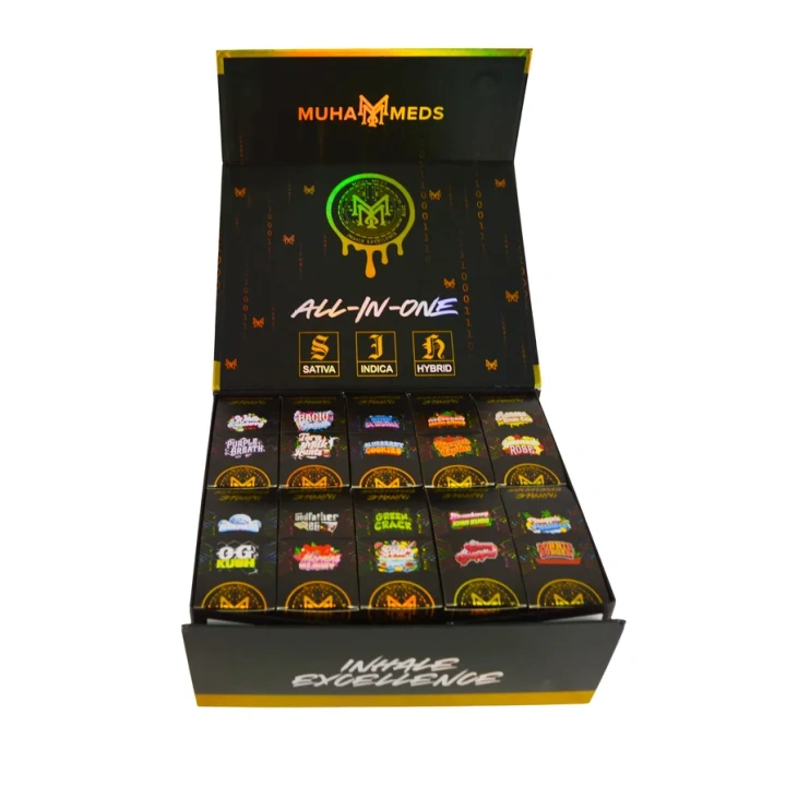Muha Meds Dual Chamber 1g+1g Dual Chamber 2g Empty Disposable Vape Pen 20 Flavors USA Stock