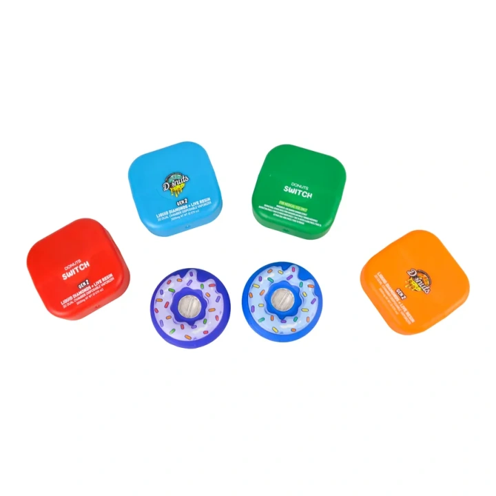 Donuts Gen 2 Dual Chamber 1ml+1ml Dual Chamber With Screen 2g Empty Disposable Vape Pen 20 Flavors USA Stock