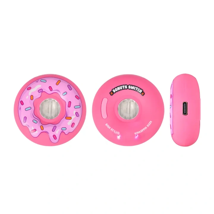 Donuts Gen 2 Dual Chamber 1ml+1ml Dual Chamber With Screen 2g Empty Disposable Vape Pen 20 Flavors USA Stock