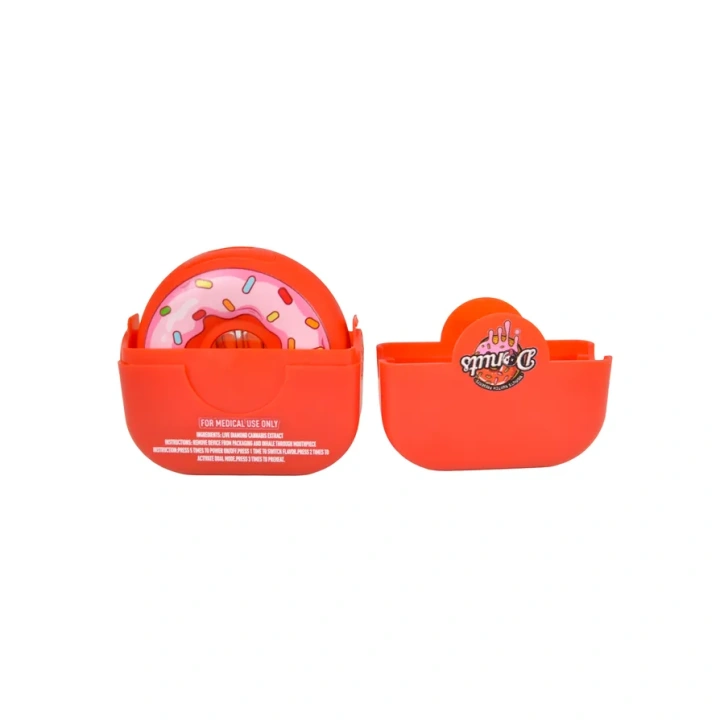Donuts Gen 2 Dual Chamber 1ml+1ml Dual Chamber With Screen 2g Empty Disposable Vape Pen 20 Flavors USA Stock