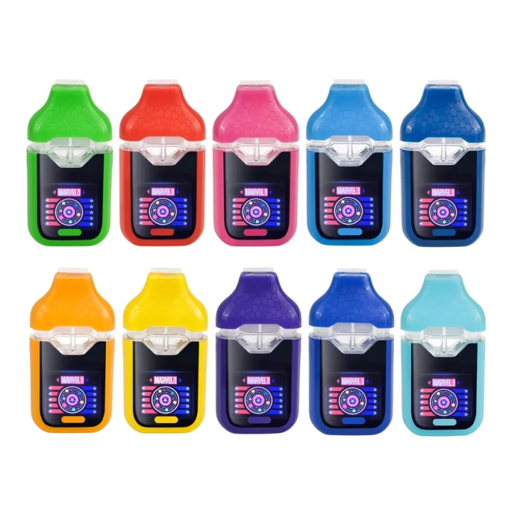 Marvel Switch 1ml+1ml Dual Chamber With Screen 2g Empty Disposable Vape Pen 20 Flavors USA Stock