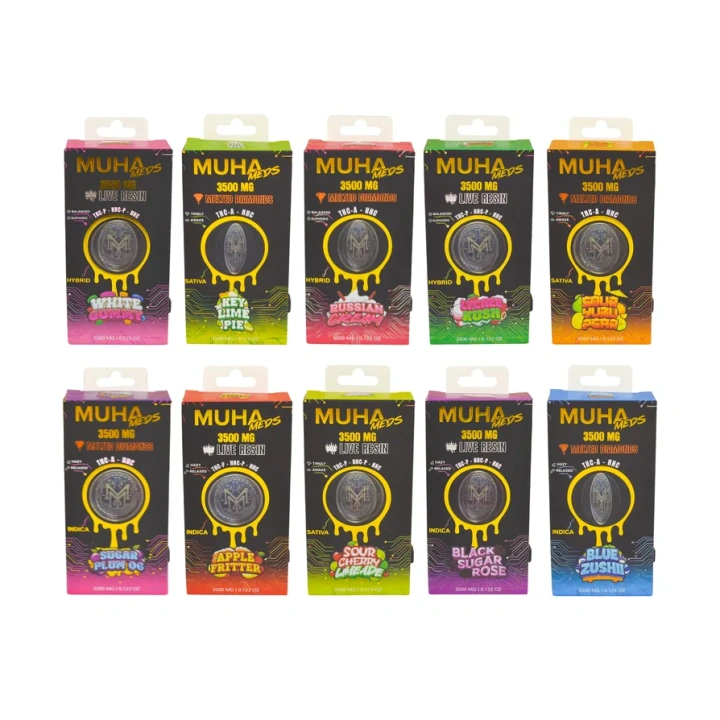 Muha Meds 3500mg Empty Disposable Vape Pen 10 Flavors USA Stock
