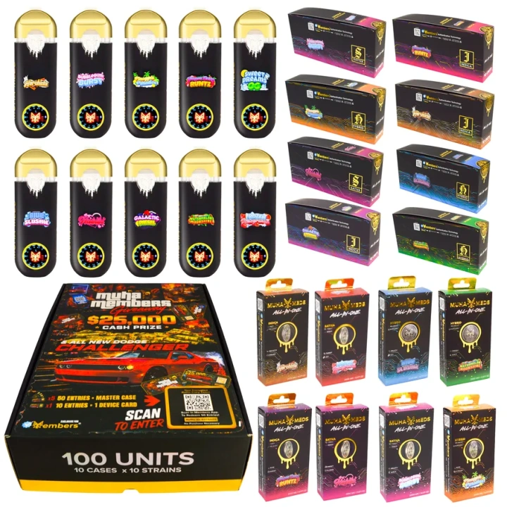 Muha Meds GTA Edition 2g Empty Disposable Vape Pen 10 Flavors USA Stock