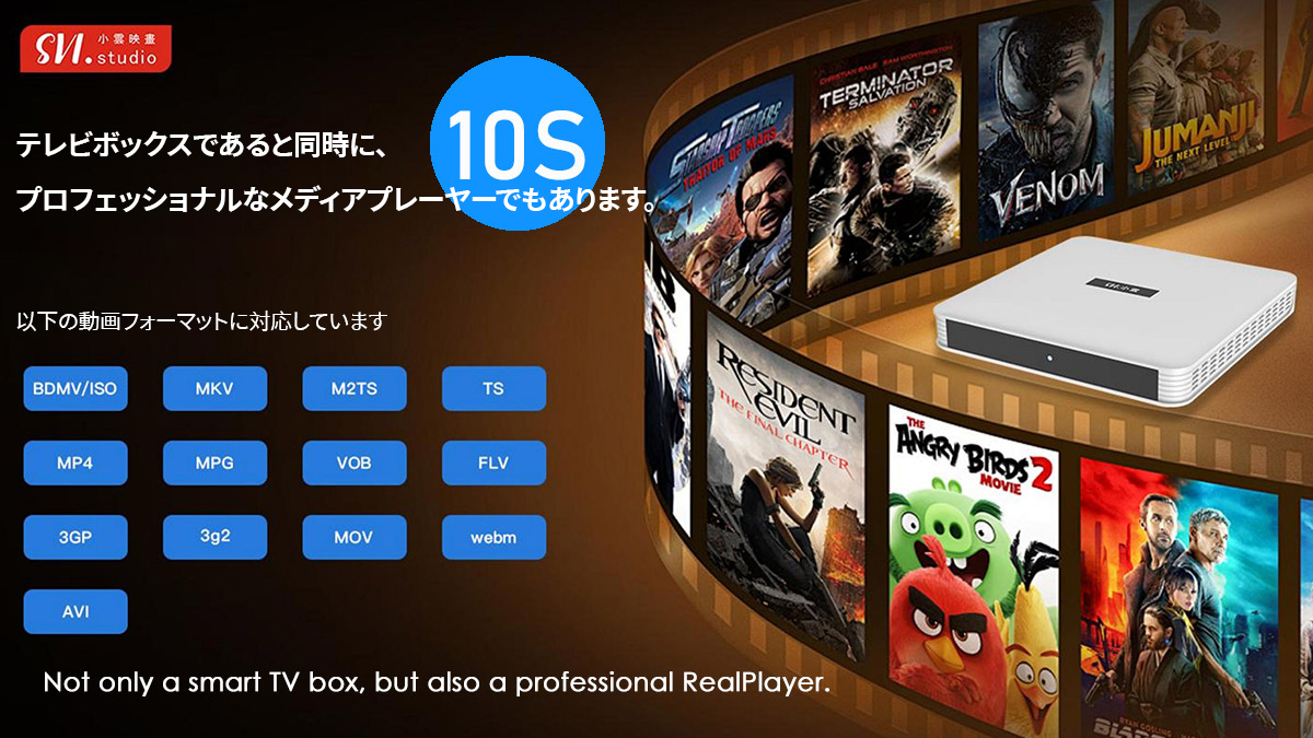 SviCloud公式店 - SviCloud 10S TVボックス 2025年最新モデル｜無料