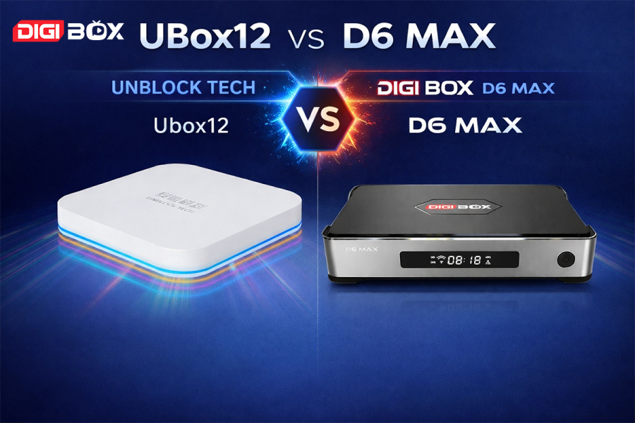 DIGIBox D6 Max と Unblock Tech（UBox12）徹底比較