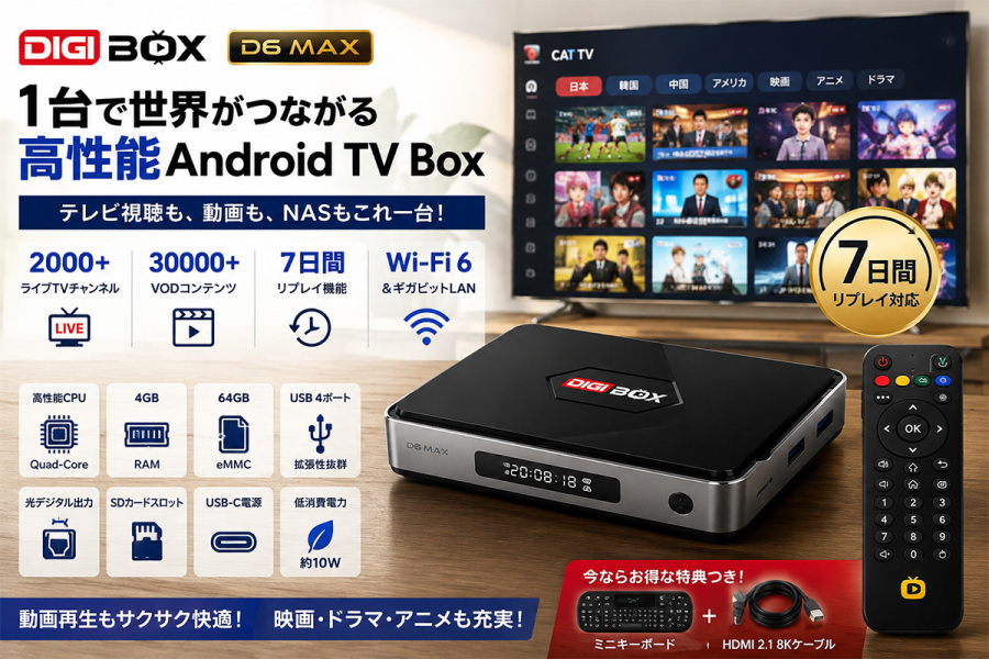 DIGIBox公式ブログ｜TVボックスの最新情報・活用法