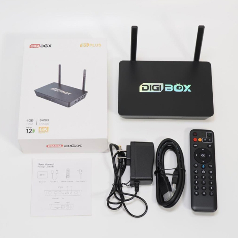DIGIBox D3 Plus 正規モデル｜月額不要で楽しむ高機能Android TVボックス