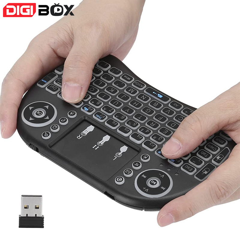 Mini i8 ワイヤレスキーボード 2.4GHz｜タッチパッド搭載・DIGIBox対応