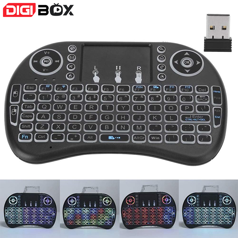 Mini i8 ワイヤレスキーボード 2.4GHz｜タッチパッド搭載・DIGIBox対応