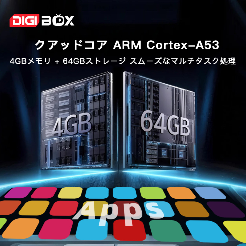 DIGIBox D6 Max 正規品｜高性能Android TVボックス・月額不要で世界の