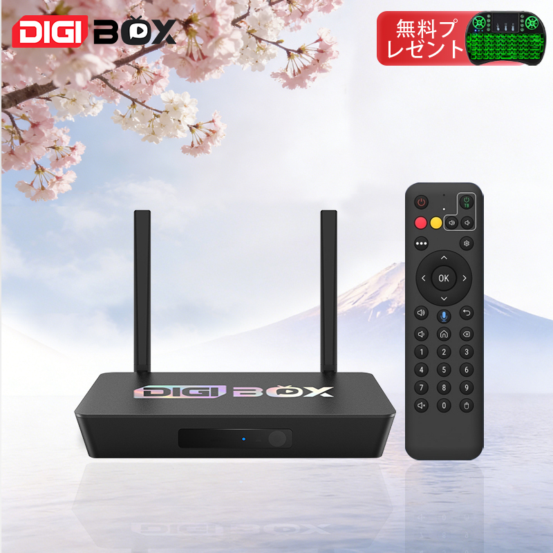DIGIBox D3 Plus 正規モデル｜月額不要で楽しむ高機能Android TVボックス