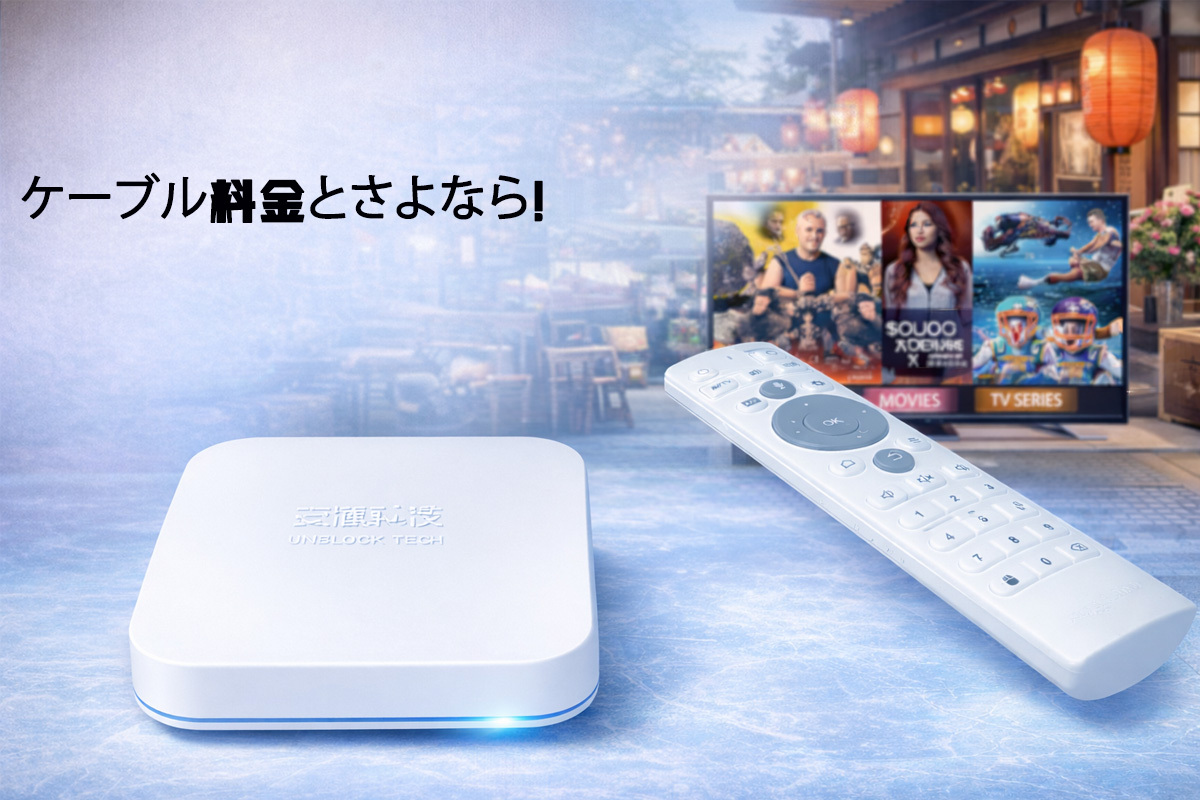 ケーブル料金ゼロ！世界中のコンテンツを楽しむ最強のUbox 12 TVボックス ！