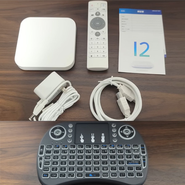 Unblock Tech UBOX12で世界各国のライブTVを視聴する様子