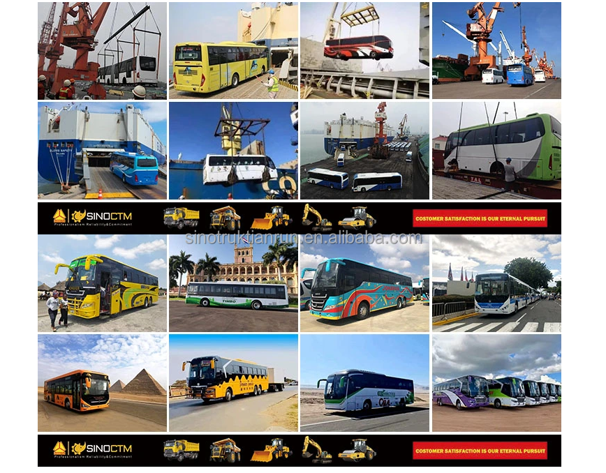 New 65 Seats Luxury Coach Bus with Diesel Fuel Automatic Transmission Euro 3 Emission Standard