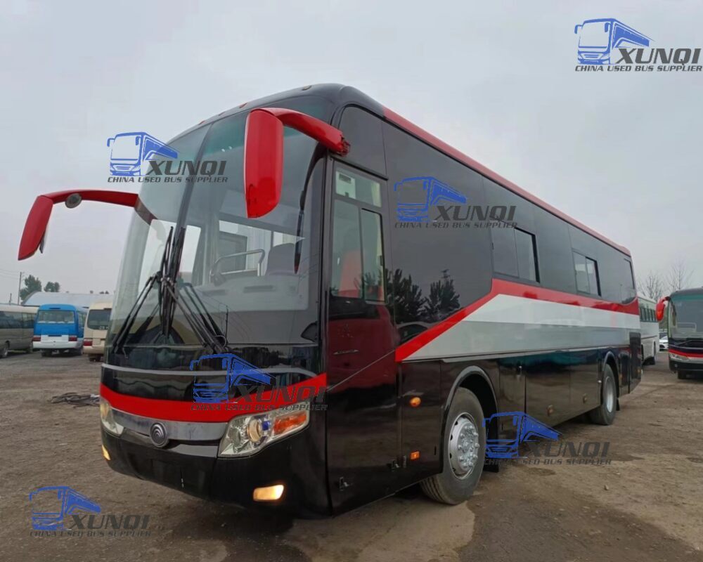 12 Meters Long 55 Seats Used Coach Bus Yutong ZK 6127 Two doors LHD / RHD 