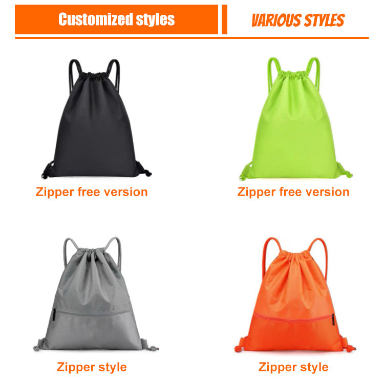 Xinghe Drawstring Bag Wholesale Cheap Polyester Custom Promotional Drawstring Bag  