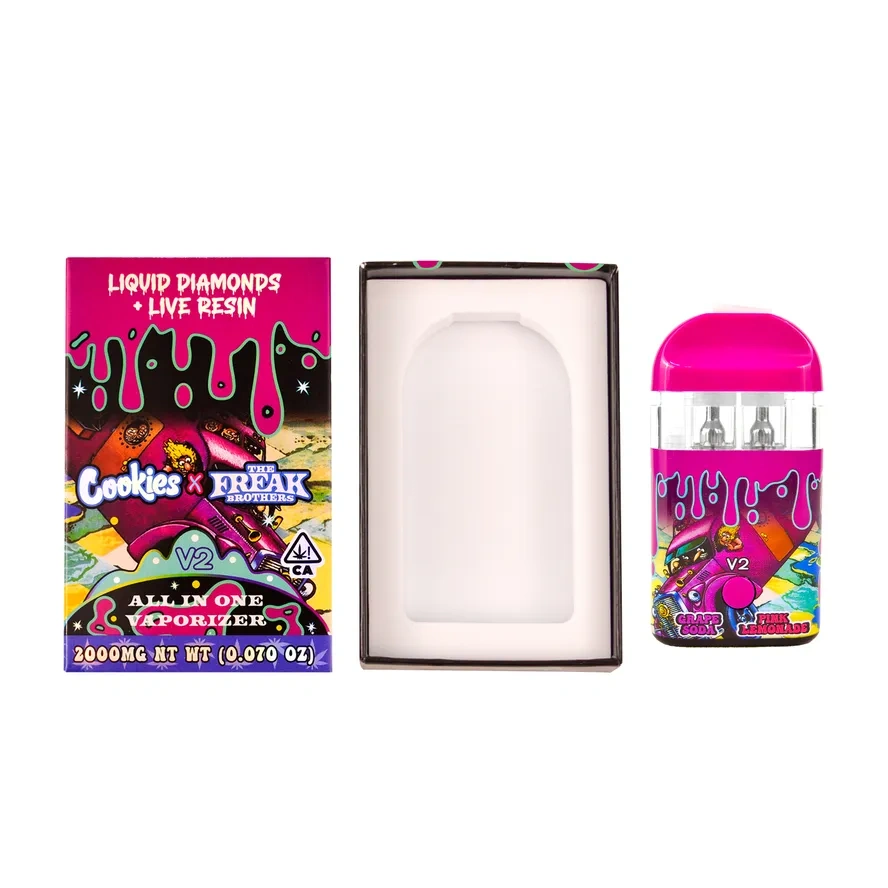 cookies x the freak brothers disposable vape Cookies X The Freak Brothers V2 2G Disposable Liquid Diamonds main image 1