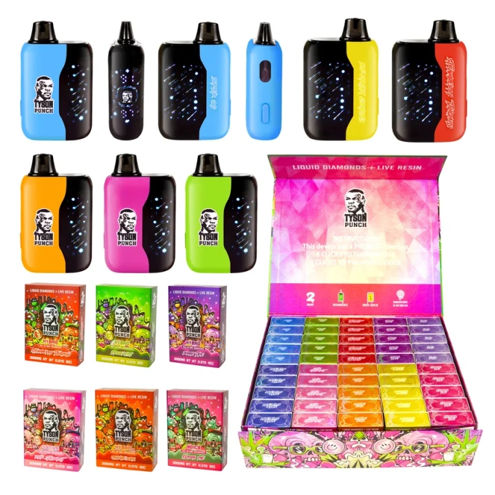 tyson 2g disposable vape pen Mike Tyson Thc Disposable Vape Tyson 2.0 Heavy Weight 7000 Puffs Nicotine  Salt USB-C Rechargeable Dis – NYC GLASS 718 main image 0