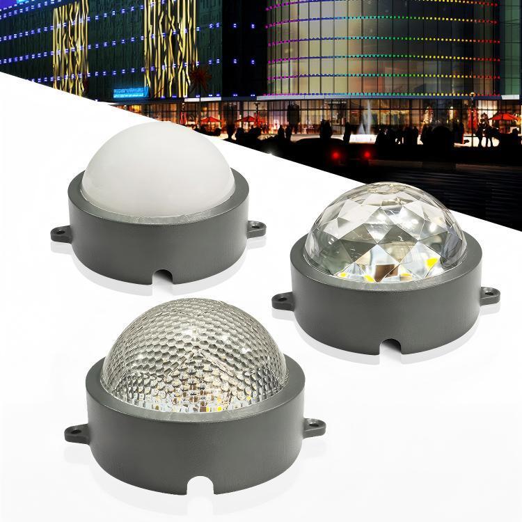 Design and assembly of LED pixel point light