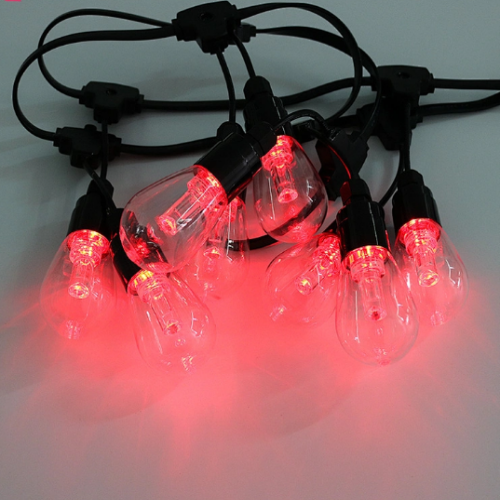 XXA-S14ICRGB-12V Outdoor S14 DC12V GS8208 Pixel Garden Lamp RGB LED String Light XXAS14-IC8206-12V Outdoor S14 DC12V GS8208 Pixel Garden Lamp RGB LED String Light Pixel Garden Lamp,S14,LED String Light