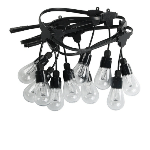 XXA-S14ICRGB-12V Outdoor S14 DC12V GS8208 Pixel Garden Lamp RGB LED String Light XXAS14-IC8206-12V Outdoor S14 DC12V GS8208 Pixel Garden Lamp RGB LED String Light Pixel Garden Lamp,S14,LED String Light