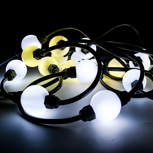 DC24V 360Degree 35mm 50mm SPI DMX Protocol Addressable LED Pixel Ball String Light (XXA-35B/50B) DC24V 360Degree 35mm 50mm SPI DMX Protocol Addressable LED Pixel Ball String Light Addressable LED Pixel Ball String Light,50mm pixel ball,35mm pixel ball