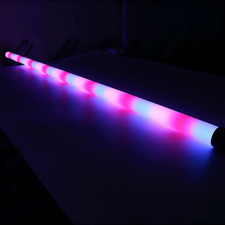 DC12V SPI DMX 360Degree 40mm RGB RGBW Pixel LED Tube Light (XXA-TUBE-D40) DC12V SPI DMX 360Degree 40mm RGB RGBW Pixel LED Tube Light  40mm Pixel LED Tube Light,Pixel LED Tube Light