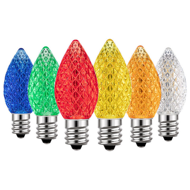 AC110V-220V Professional C7 E12 base Multicolor Replacement Christmas Bulb (XXA-C7) AC110V-220V Professional C7 E12 base Multicolor Replacement Christmas Bulb C7 Replacement Christmas Bulb