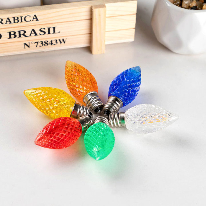 AC110V-220V Professional C7 E12 base Multicolor Replacement Christmas Bulb (XXA-C7) AC110V-220V Professional C7 E12 base Multicolor Replacement Christmas Bulb C7 Replacement Christmas Bulb
