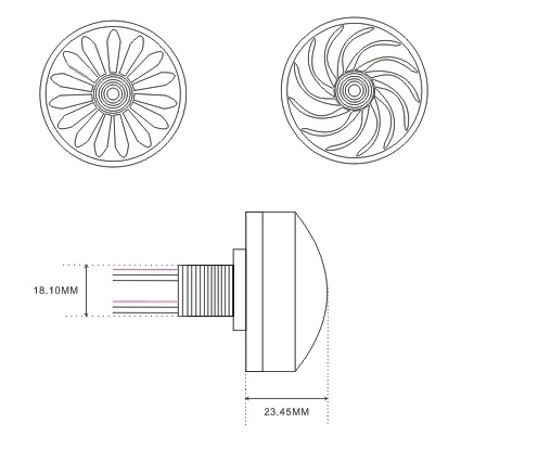 DC24V UCS1903 GS8206 RGB amusemnt pixel light 60mm cabochon series (XXA-60)