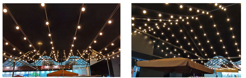 DC12V G50 DMX512 Festoon Bulb Atmosphere Light for Outdoor Camping, Garden, Yard, Wedding Decor (XXA-G50DMX)