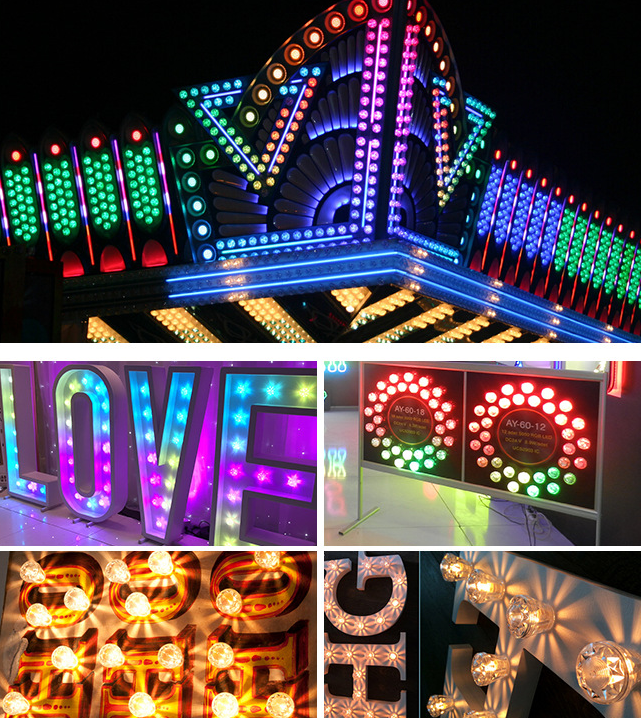 AC24V 60mm 360 Degree Auto programming Cabochon for amusement rides (XXA-60AU-360D)