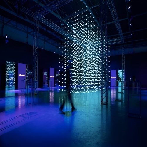 pixel ball string light