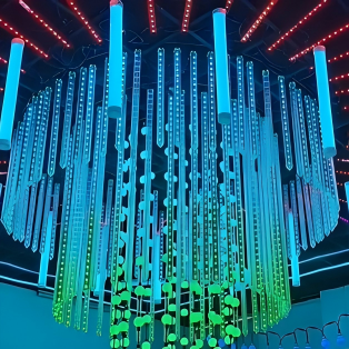 SPI/DMX led meteor light