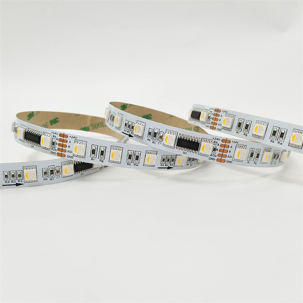60LEDs/m DMX512 5050 RGBW led strip