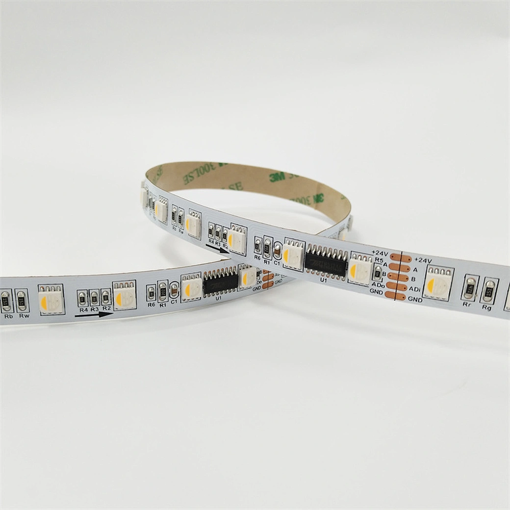 DC24V 60LEDs/m DMX512 5050 RGBW led strip