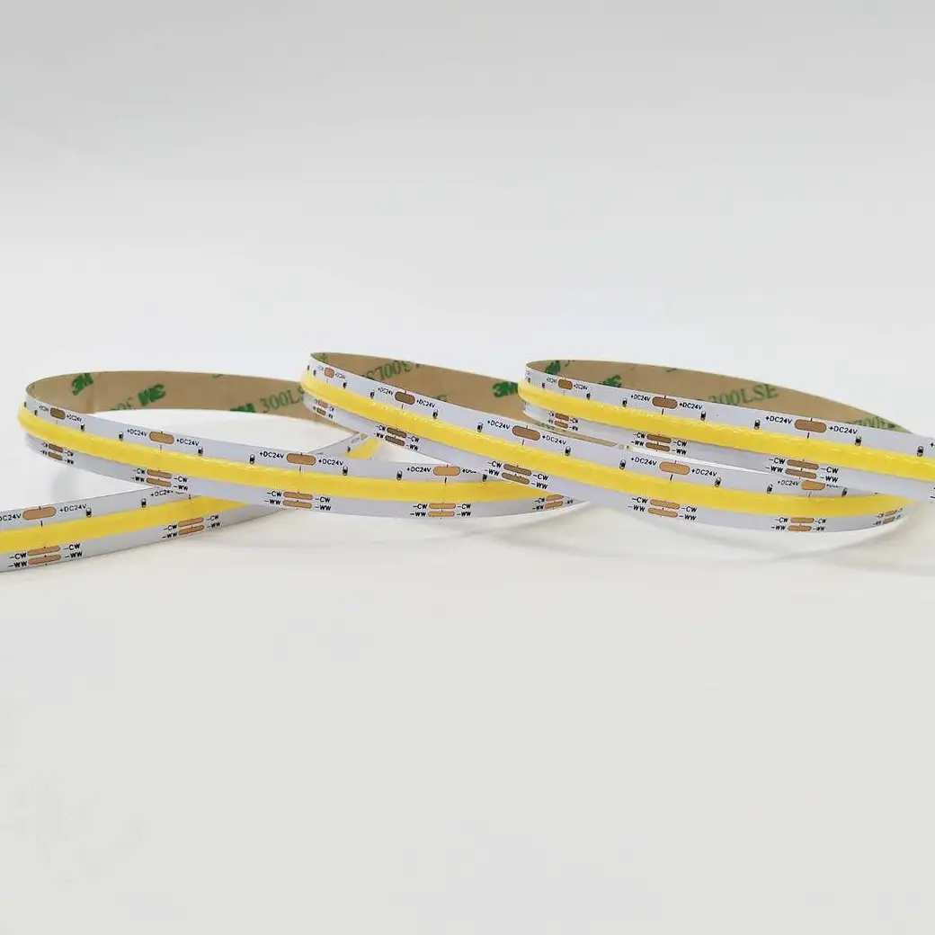 640Chips/M CCT Adjustable COB LED Strips