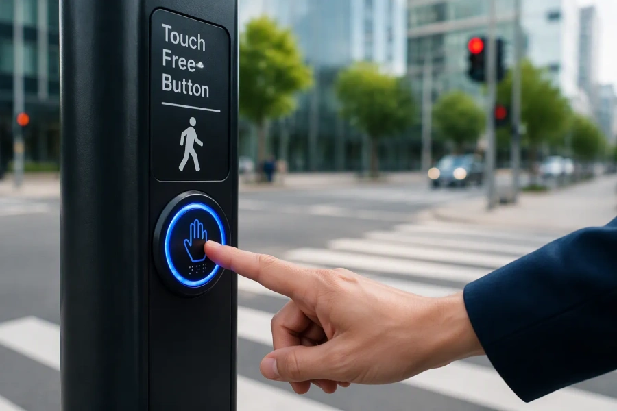 Contactless Pedestrian Buttons Explained A Modern Solution for Safe Crossings