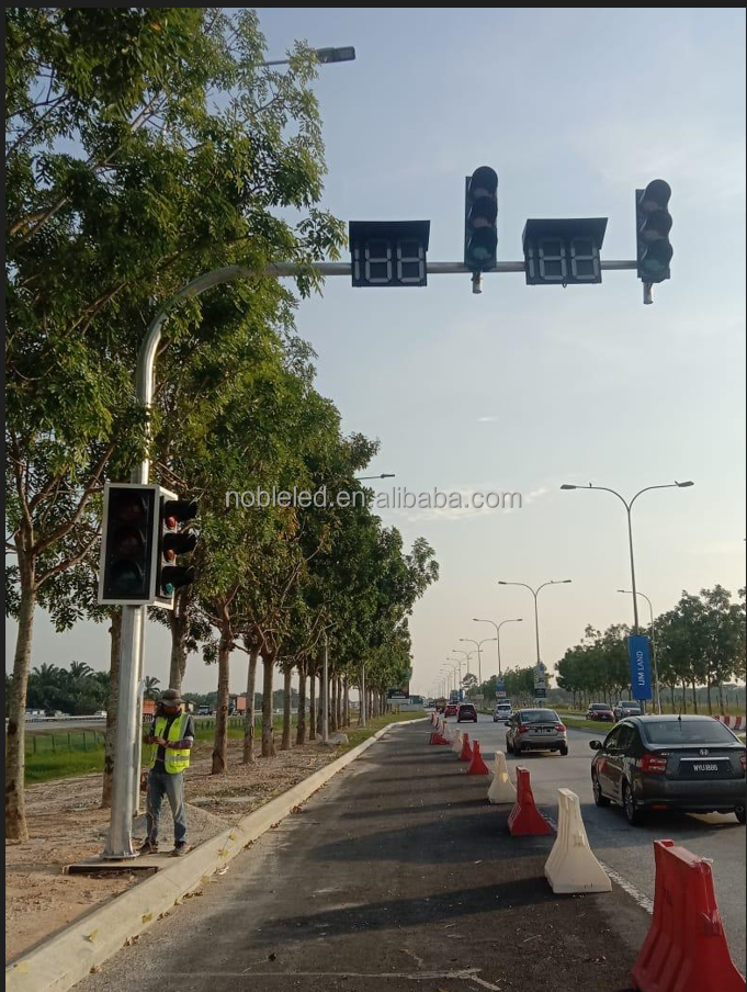 Road Junction 300mm High Flux Traffic Light with Countdown Timer 5 Year Warranty IP65 Waterproof Rating 300mm High Flux Traffic Light with Countdown Timer IP65 Waterproof 5 Year Warranty 300mm high flux traffic light,countdown timer,IP65 waterproof,5 year warranty