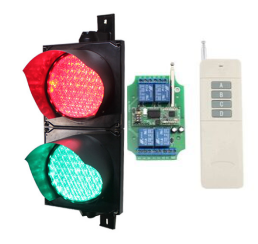 Solar Remote Control 8 Inch Red Green 200MM Traffic Light for Automated Gates, Private Roads and Main Entrances NobTra Solar Powered Wireless 200MM Traffic Light IP65 2 Year Warranty IP65,2 year warranty,wireless,200mm traffic light,solar