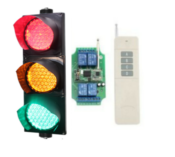Solar Remote Control 8 Inch Red Green 200MM Traffic Light for Automated Gates, Private Roads and Main Entrances NobTra Solar Powered Wireless 200MM Traffic Light IP65 2 Year Warranty IP65,2 year warranty,wireless,200mm traffic light,solar