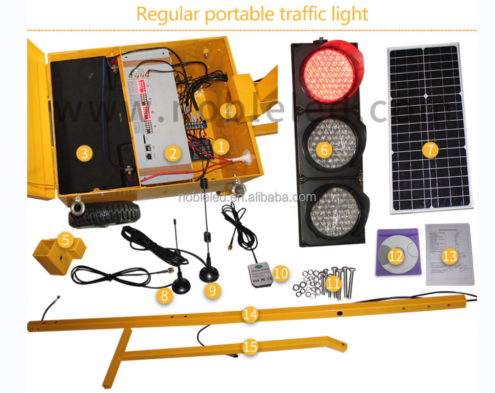 1 Year Warranty Solar Wireless Portable 200MM Traffic Light on Sale Easy to Use Solar Moving Traffic Lights Solar Portable Wireless 200MM Traffic Light 1 Year Warranty soalr,portable,wireless,200mm traffic light,1 year warranty