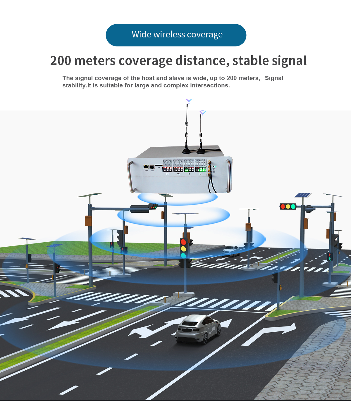 Manufacturer Price Intelligent Solar Powered Wireless Traffic Controller System with 5 Year Warranty NobTra 2nd Generation Solar Wireless Intelligent Traffic Controller System wireless,solar,intelligent,traffic controller system