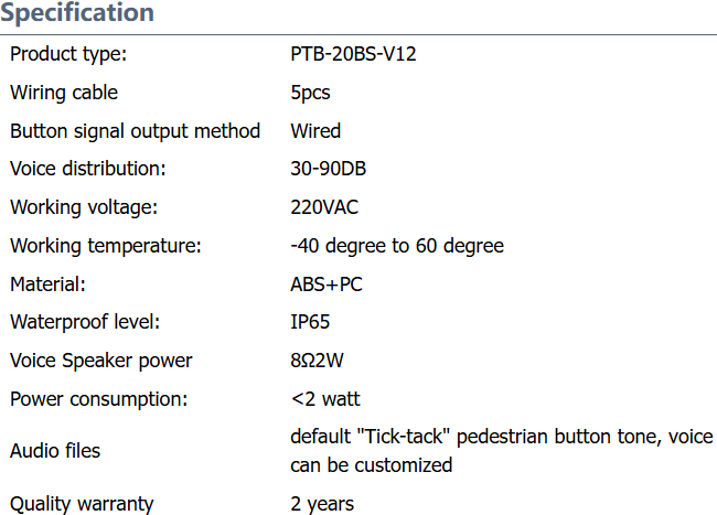 OEM Blind CLock Push Button Wireless Contactless Pedestrian Button 2 Year Warranty IP65 Waterproof Rating OEM Contactless Pedestrian Button 2 Year Warranty IP65 Waterproof Rating OEM,contactless pedestrian button,2 year warranty,OEM,IP65 waterproof rating