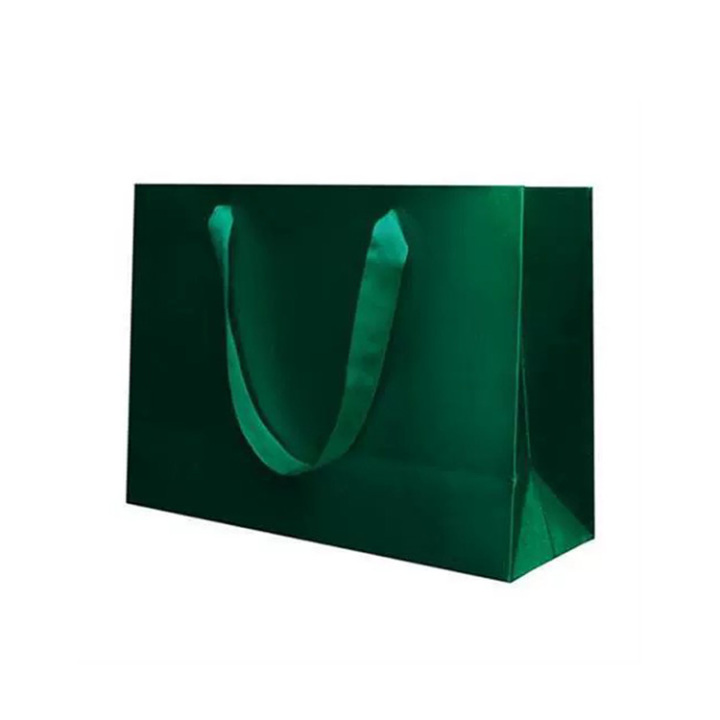 Wholesale Green Shopping Paper Bags - Custom Printable Eco Shopping bags  