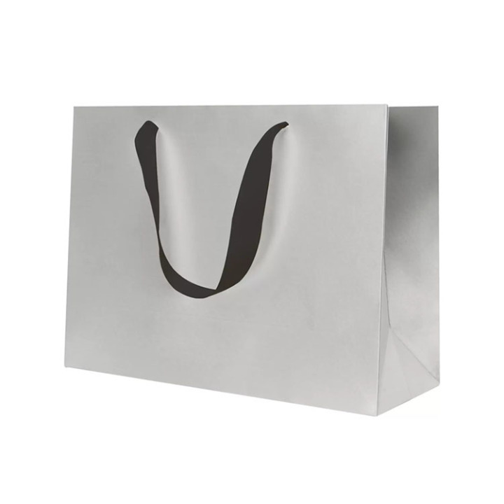 Custom Grey Gift Packaging - Wholesale Kraft Bags & Boxes with Logo 