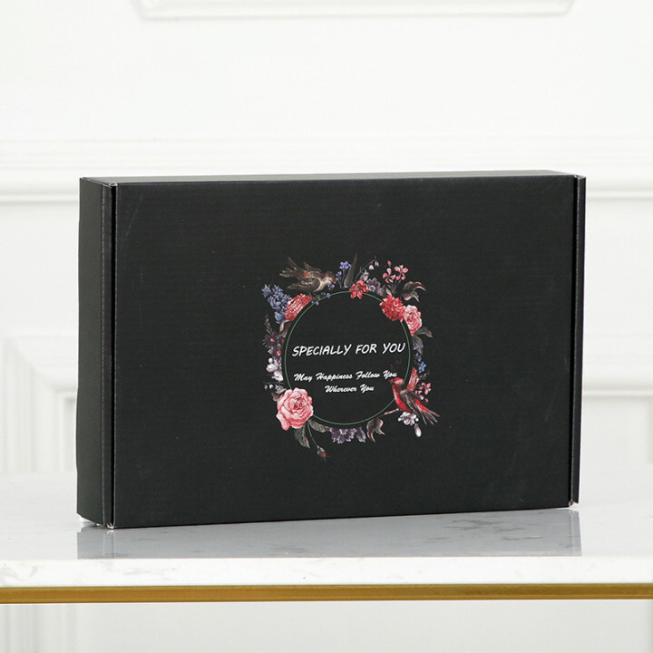 Custom Printed One Piece Folding Paperboard Boxes - for Jewelry, Cosmetics Accessories & Wigs 