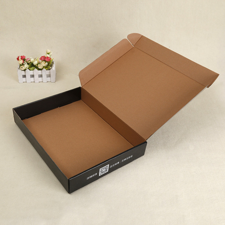 Corrugated Shipping Boxes | Sturdy Black Mailer Boxes for E-commerce Retail Shipping & Small Business Packaging 